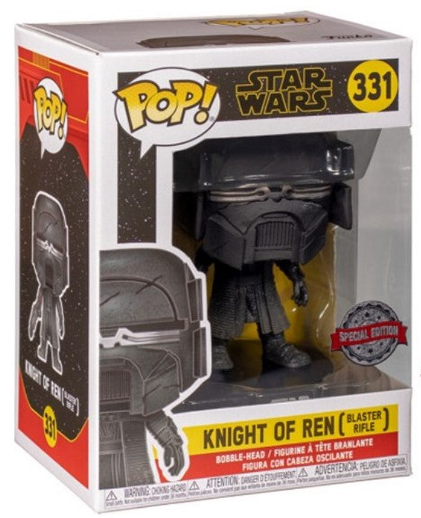Funko POP Star Wars – Knight Of Ren Avec Fusil Blaster, édition Exclusive #331, 9 Cm