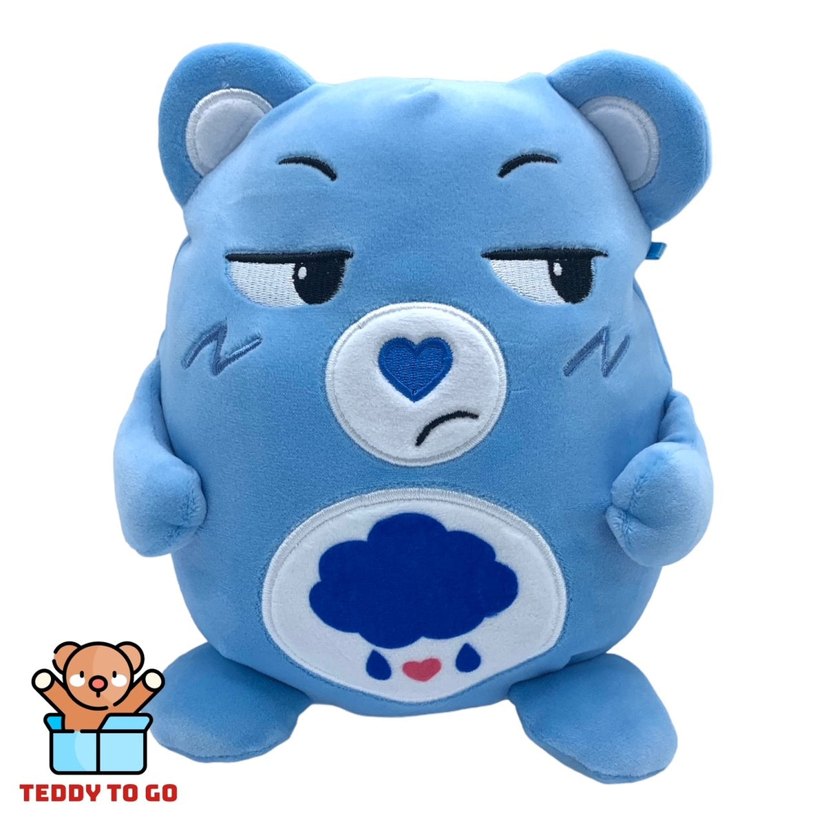 Squashy Care Bear plush blue 20 cm – Teddy to Go