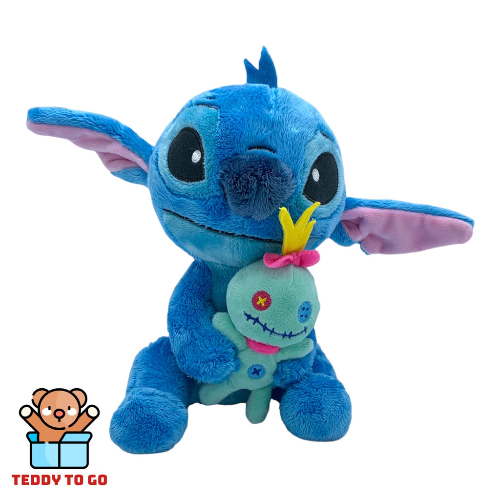 Afbeelding Stitch met Scrump knuffel
