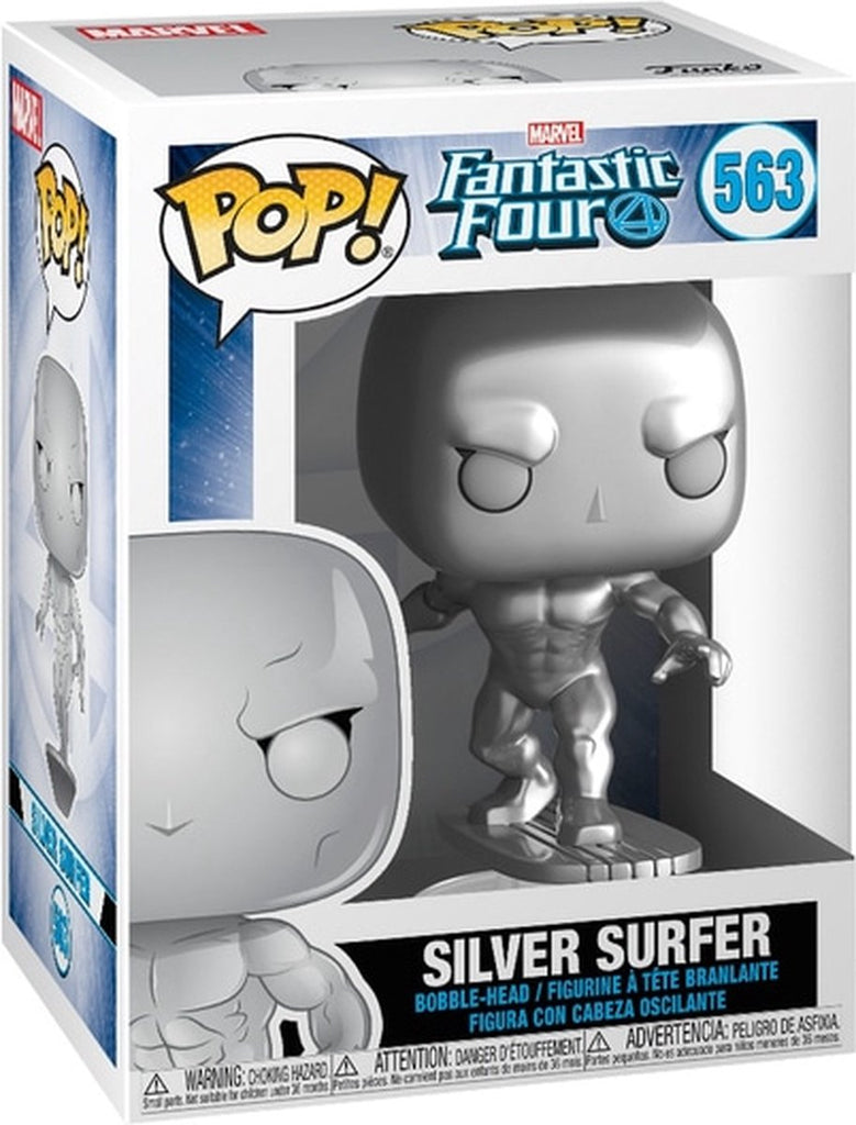 Funko POP! Marvel Fantastic Four - Silver Surfer #563 in doos