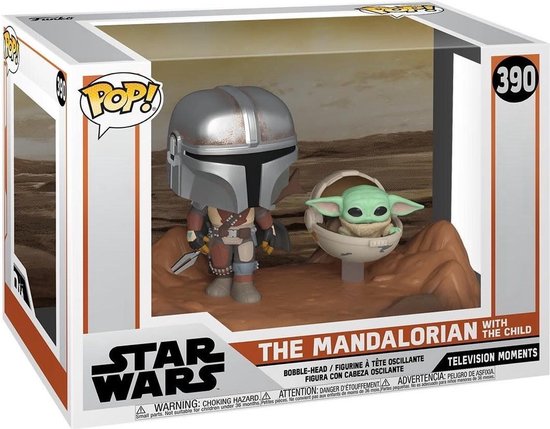 Funko POP! Star Wars - The Mandalorian with The Child #390 in doos