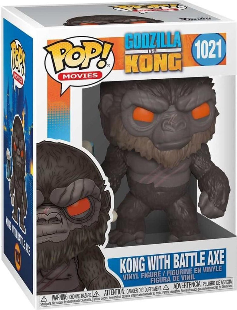 Funko POP! Godzilla vs Kong - Kong with battle axe #1021 in doos