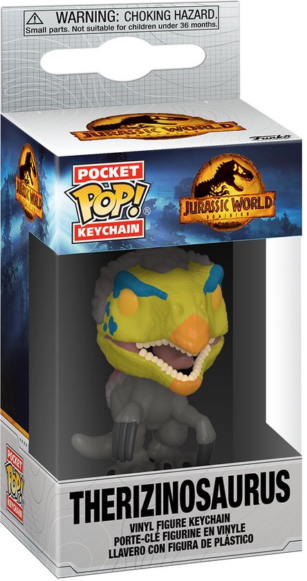 Funko POP! Pocket Keychain - Jurassic World - Therizinosaurus in doos