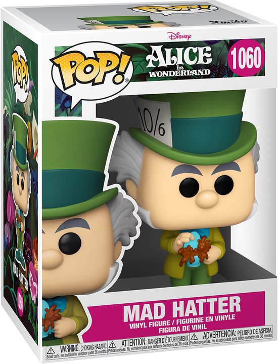 Funko POP! Disney Alice in Wonderland- Mad Hatter #1060 in doos