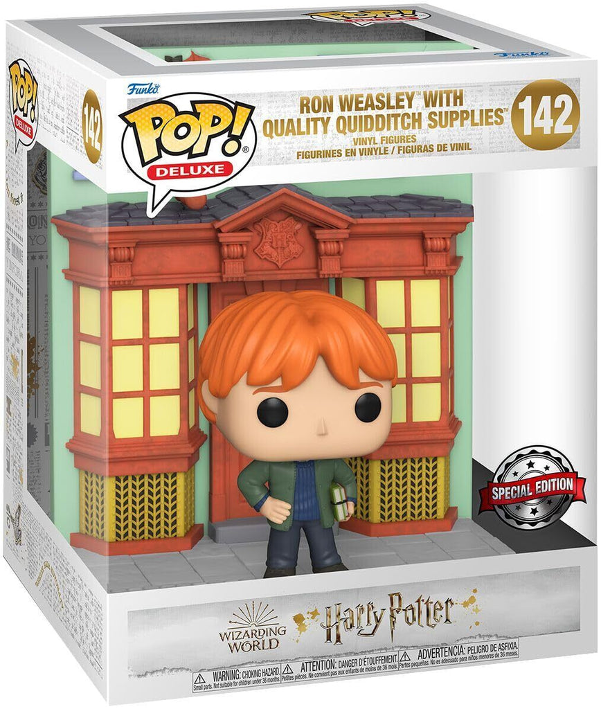 Funko POP! Harry Potter - Ron Weasley with Quality Quidditch Supplies #142 in doos