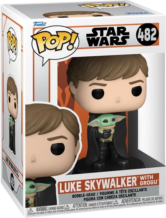 Funko POP! Star Wars - Luke Skywalker with Groku #482 in doos