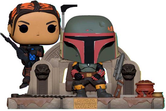 Funko POP! Star Wars - Boba Fett and Fennes on Throne #486