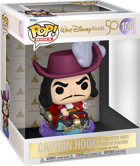 Funko POP! Captain Hook at the Peter Pan's flight attraction #109 in doos