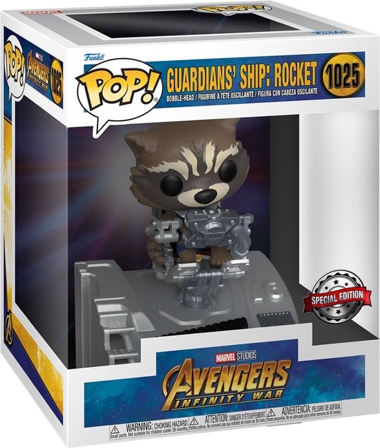 Funko POP! Marvel Guardians of the Galaxy - Guardians' Ship: Rocket #1025 voorkant