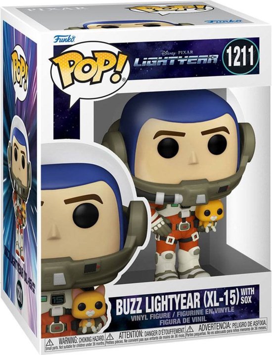 Funko POP! Disney Lightyear - Buzz Lightyear (XL-15) with Sox #1211 in doos