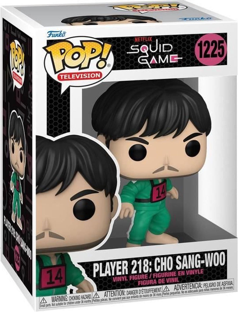 Funko POP! Squid Game - Player 218: Cho Shang-Woo #1225 in doos