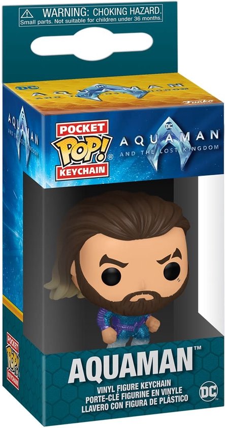 Funko POP! Pocket Keychain - DC Aquaman and The Lost Kingdom - Aquaman in doos