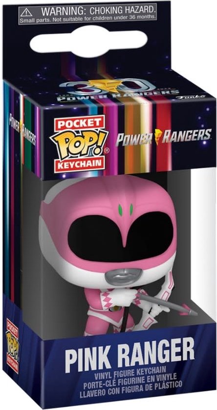 Funko POP! Pocket Keychain - Power Rangers - Pink Ranger in doos