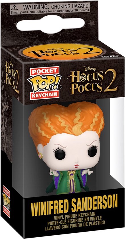 Funko POP! Pocket Keychain - Disney Hocus Pocus 2 - Winifred Sanderson in doos