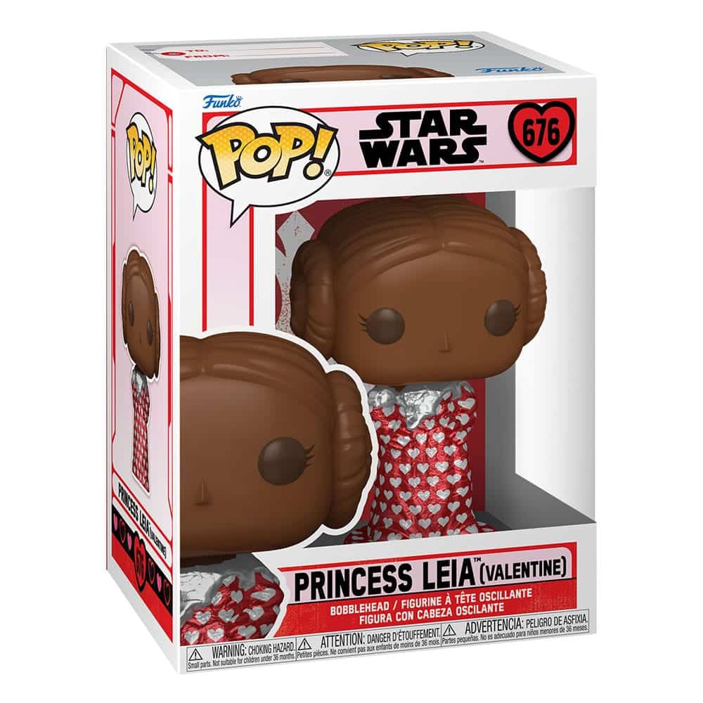 Funko POP! Star Wars - Princess Leia (Valentine) #676 in doos