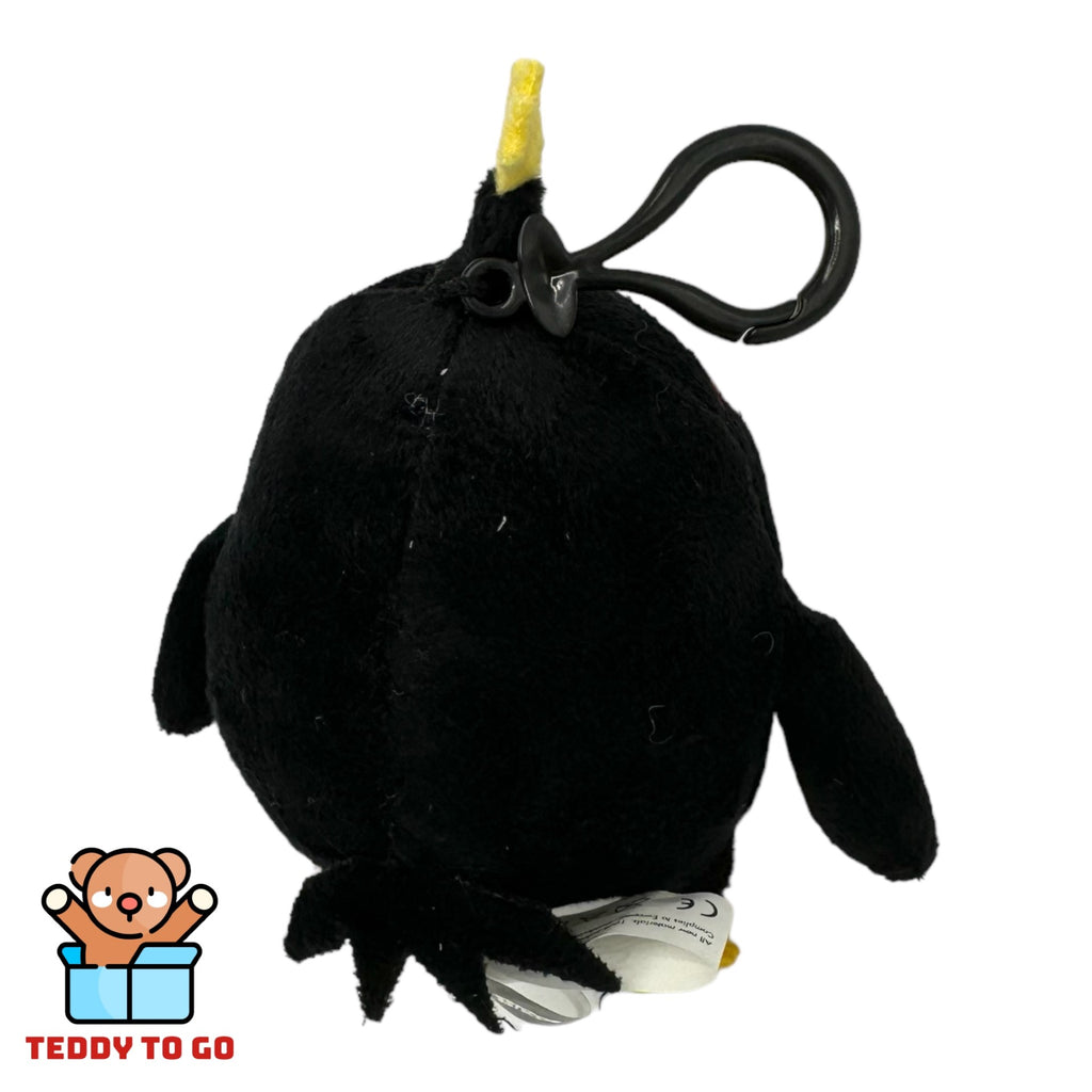 Angry Birds Bomb Bagclip knuffel achterkant