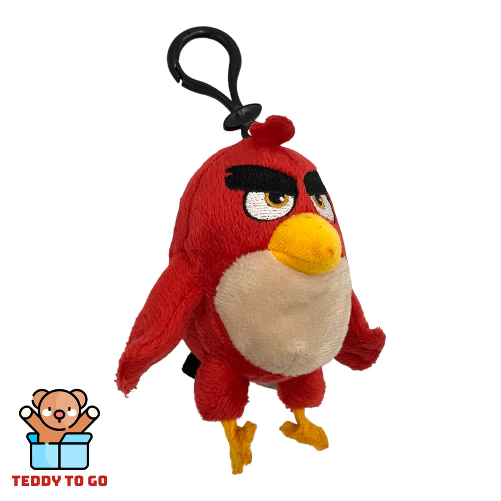 Angry Birds Red Bagclip knuffel zijaanzicht