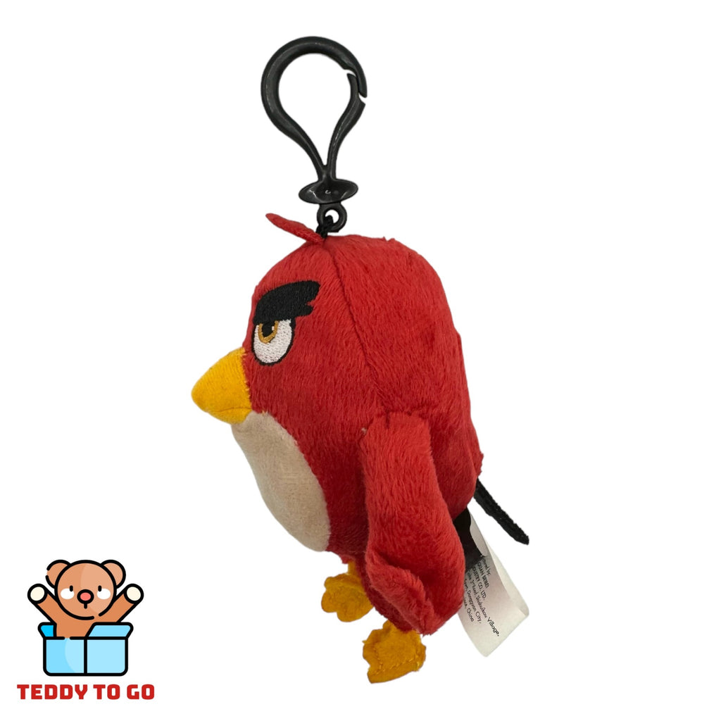 Angry Birds Red Bagclip knuffel zijkant