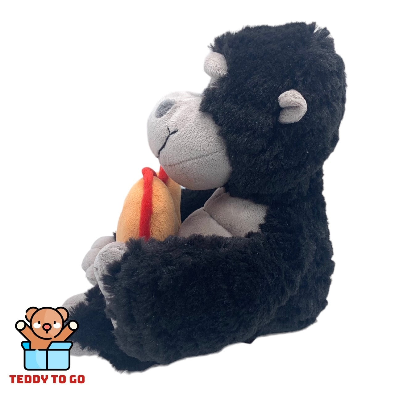 Aap knuffel met hart 25 cm – Teddy to Go