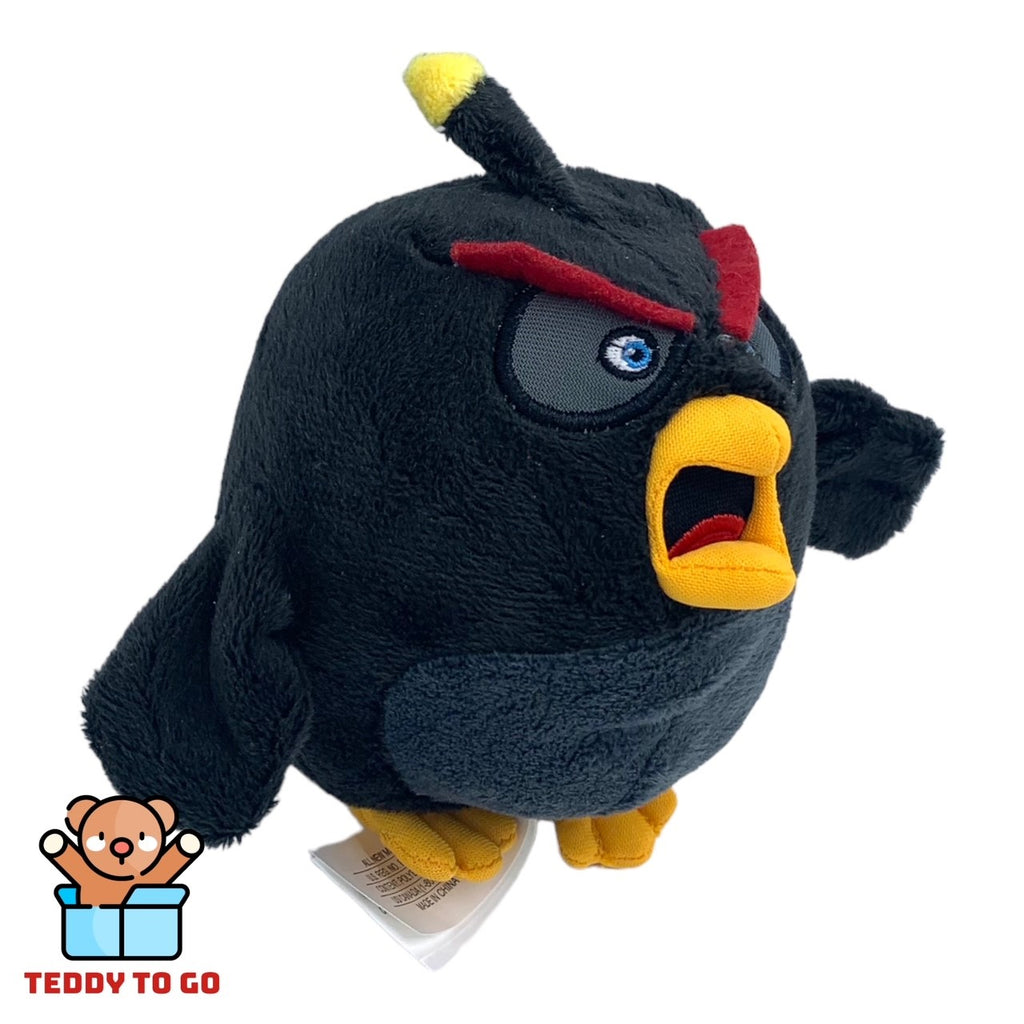 Angry Birds Bomb knuffel zijaanzicht