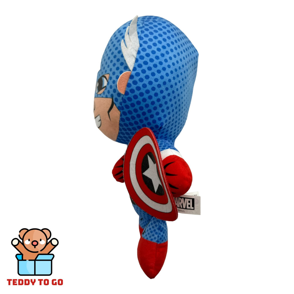Marvel Avengers Captain America knuffel zijkant