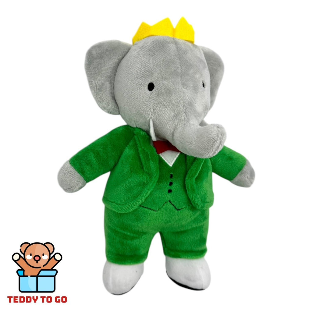 Babar knuffel zijaanzicht