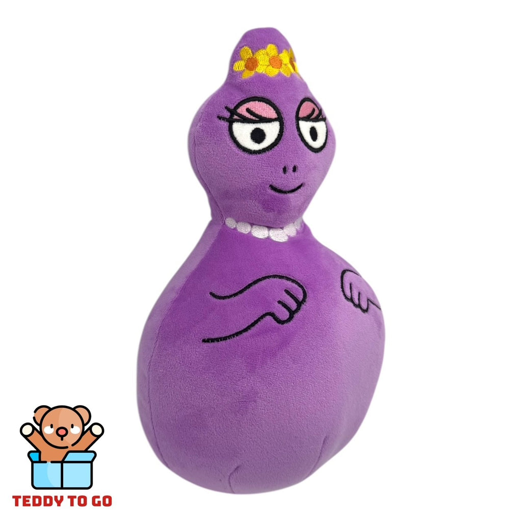 Barbapapa Barbabella knuffel zijaanzicht