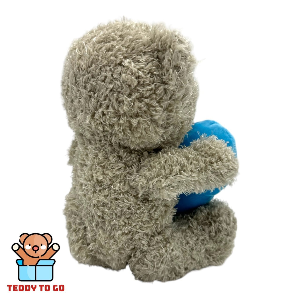 Teddybeer met Hart knuffel achterkant