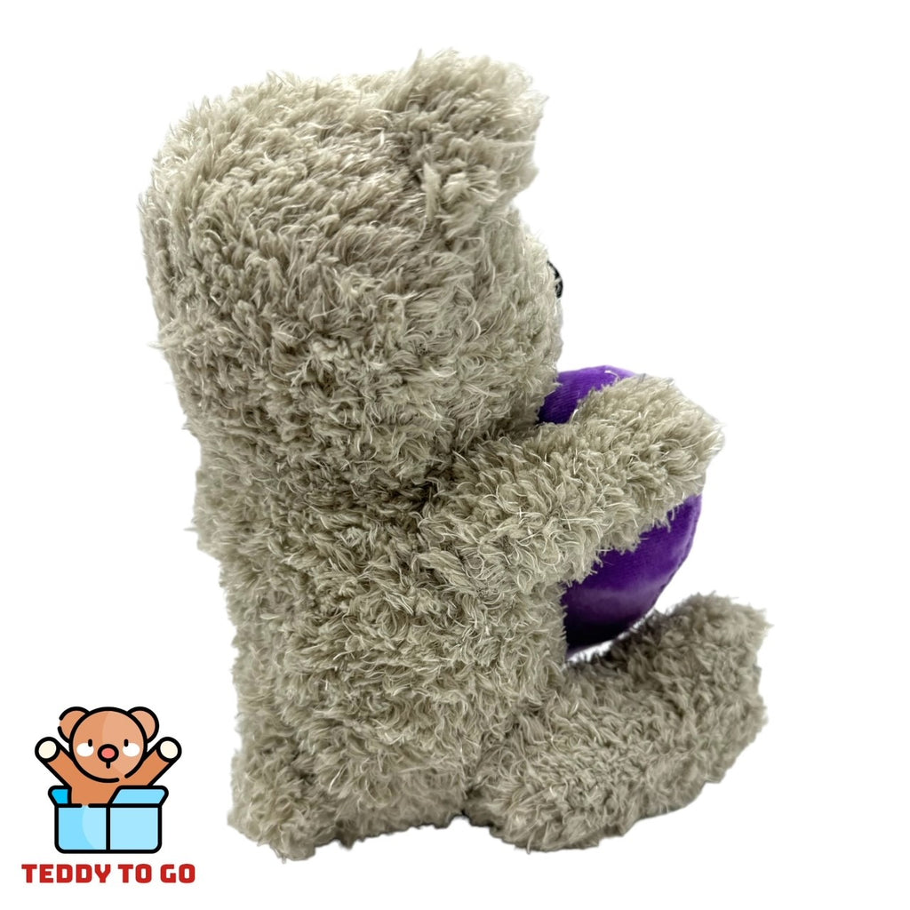Teddybeer met Hart knuffel achterkant