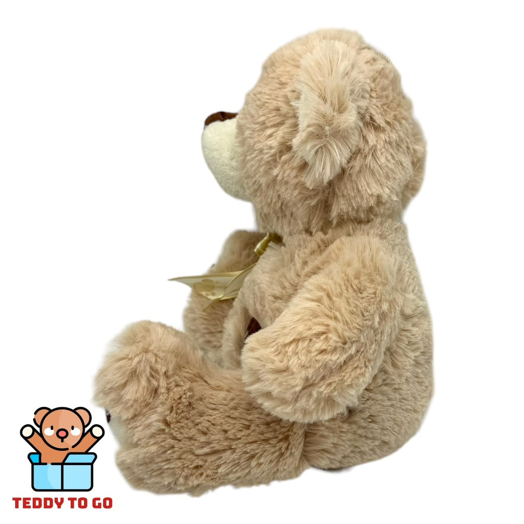 Bruine Teddybeer knuffel zijkant