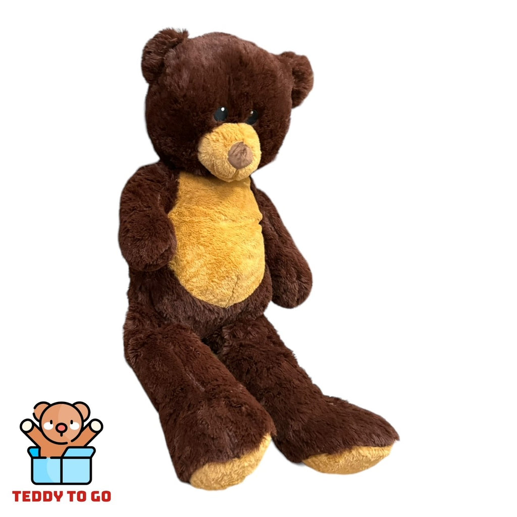 Bruine Teddybeer knuffel zijaanzicht