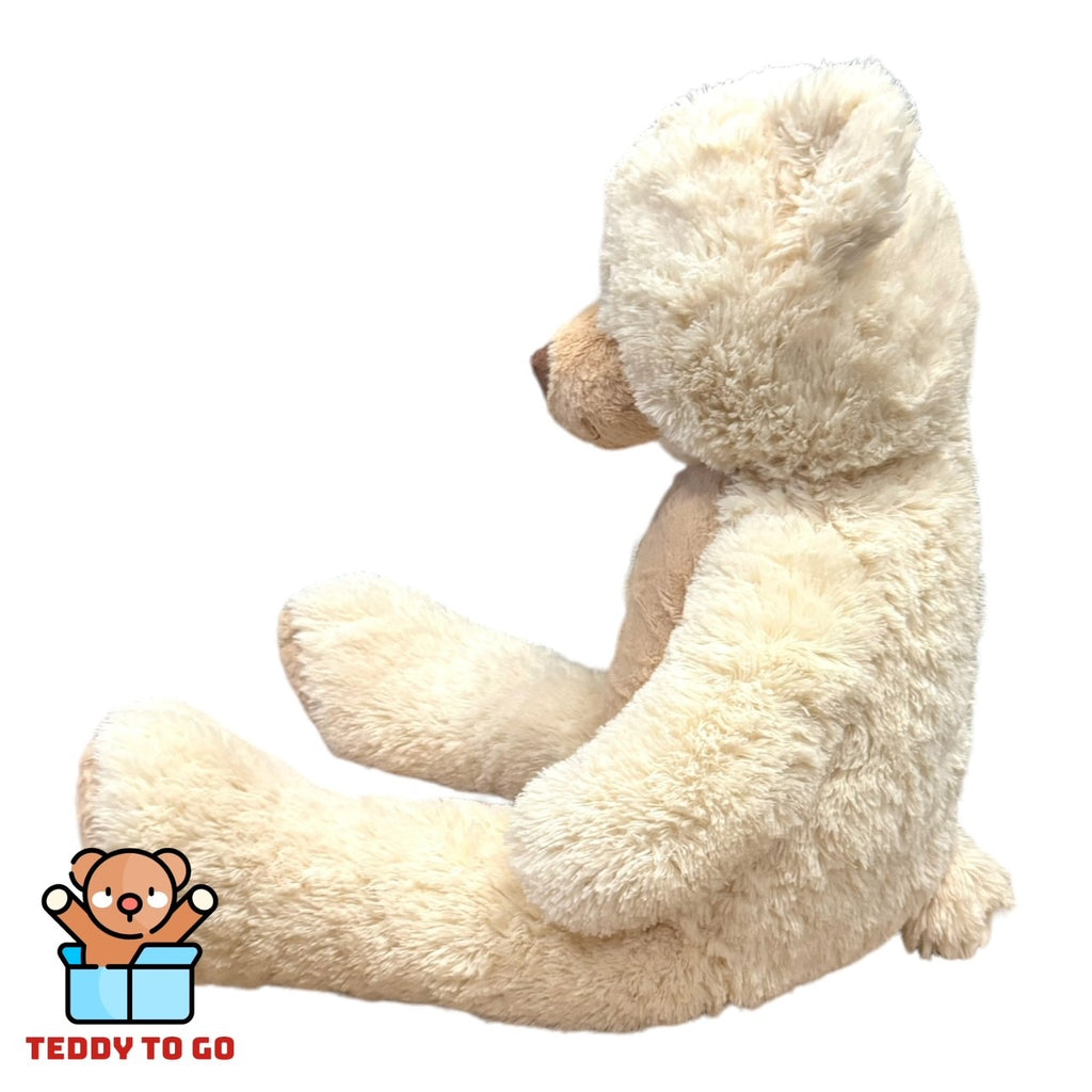 Witte Teddybeer knuffel zijkant