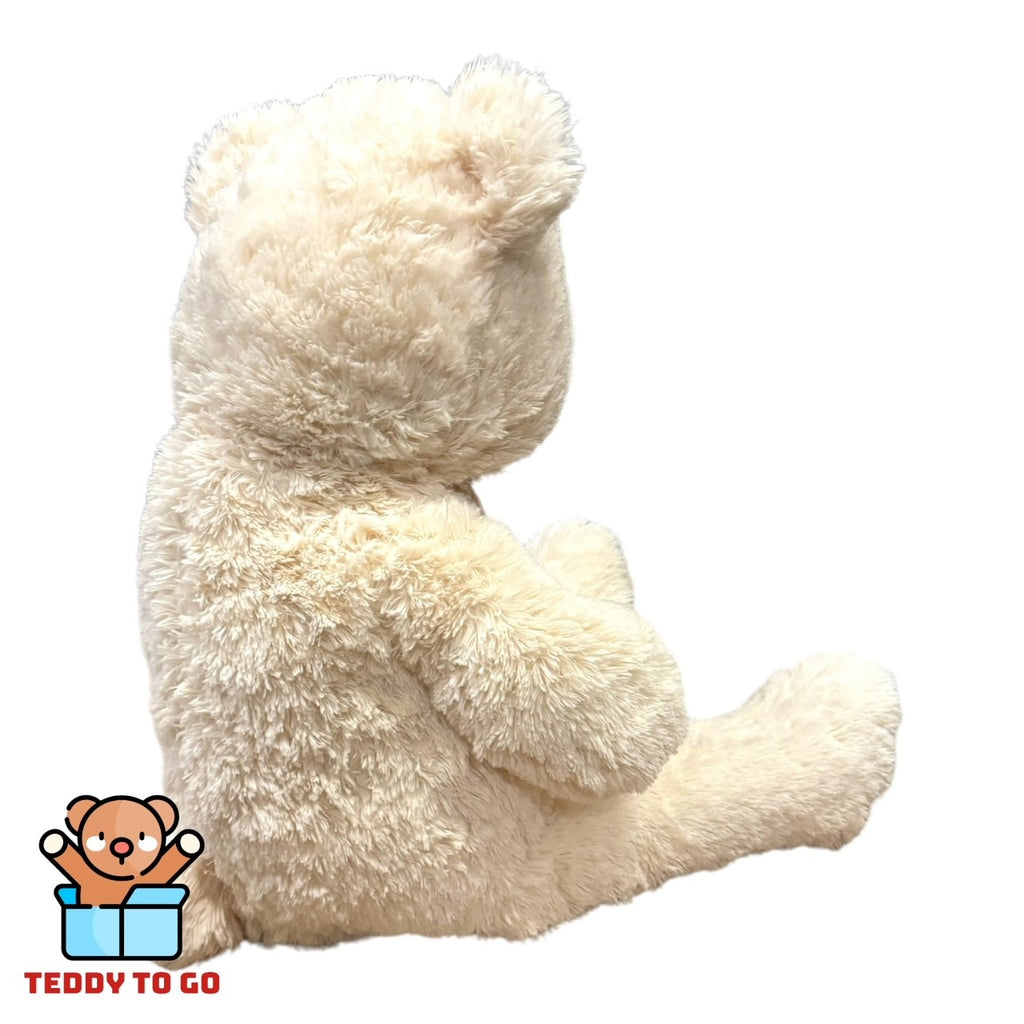 Witte Teddybeer knuffel achterkant