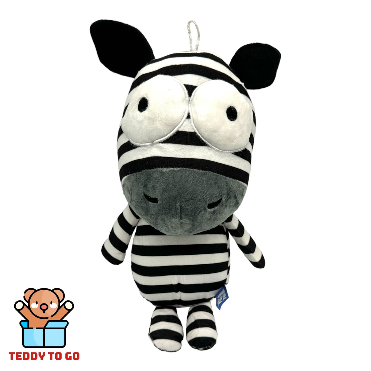 Boggle Eye Zebra knuffel 40 cm – Teddy to Go