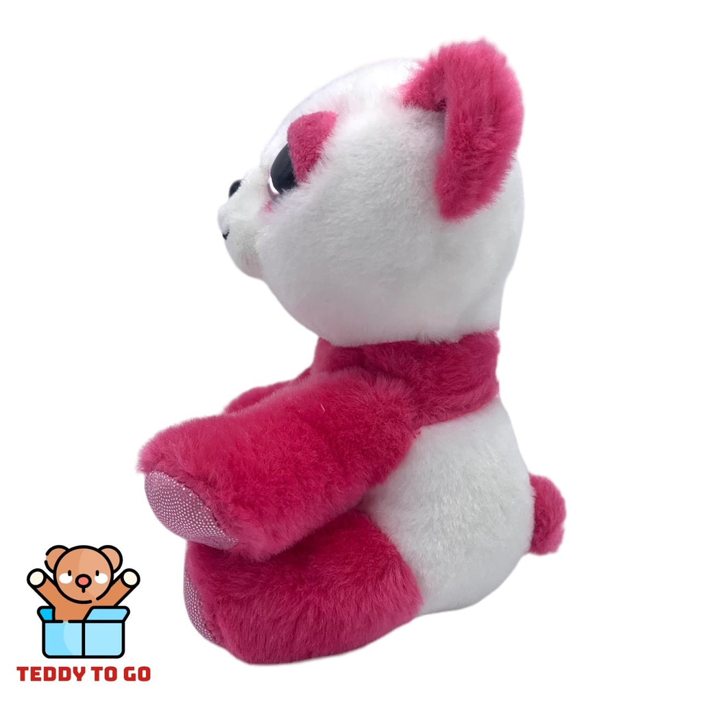Roze Panda knuffel zijkant