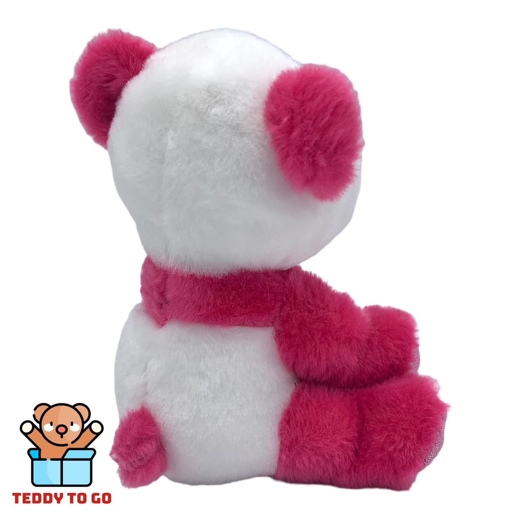 Roze Panda knuffel achterkant