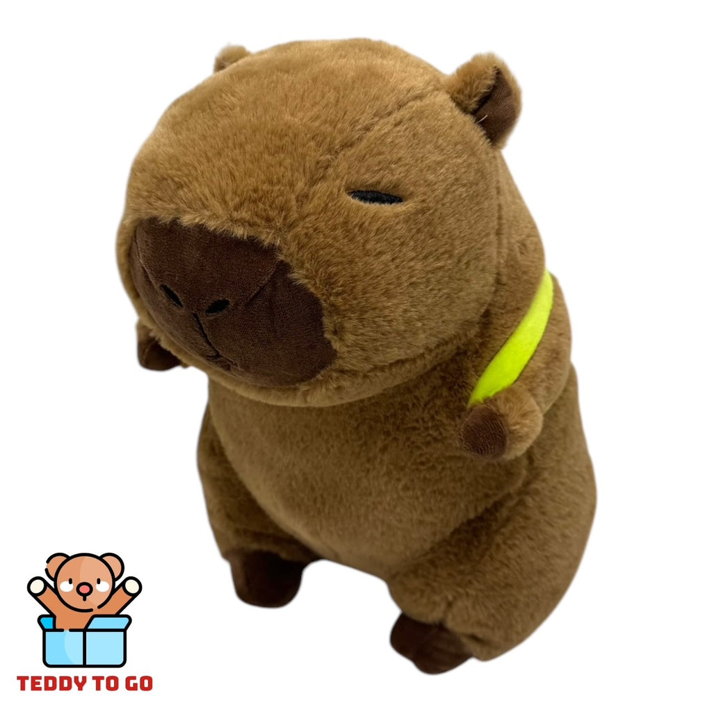 Capybara met Schildpad rugtas knuffel voorkant