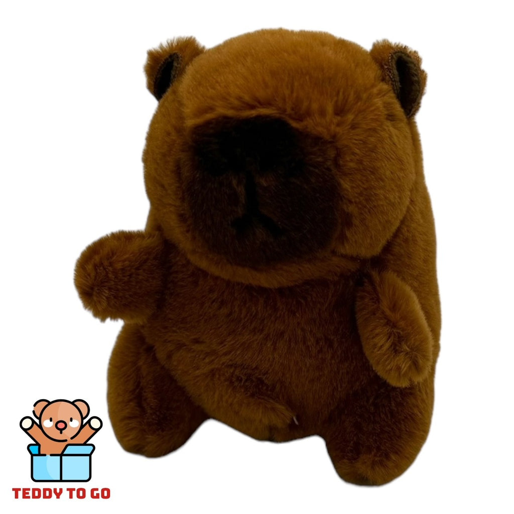 Capybara bagclip knuffel voorkant