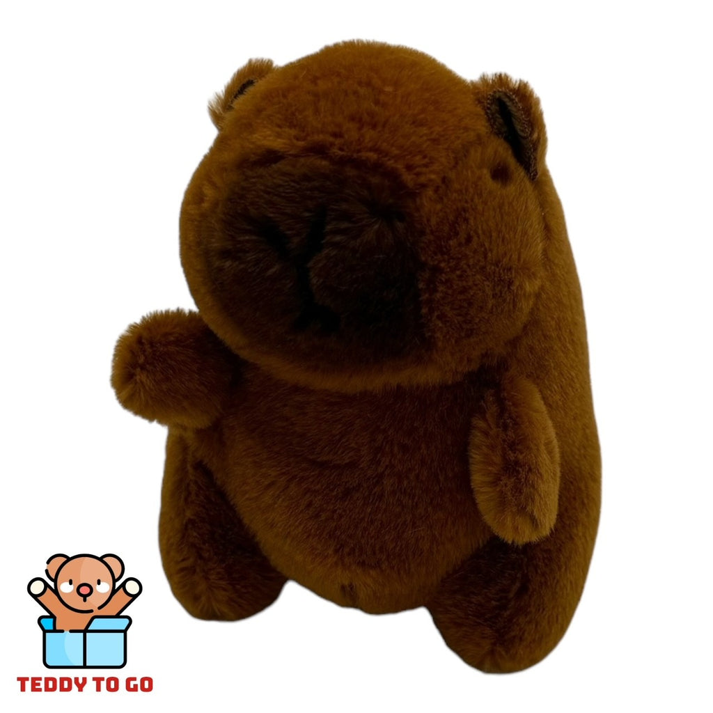 Capybara knuffel bagclip voorkant