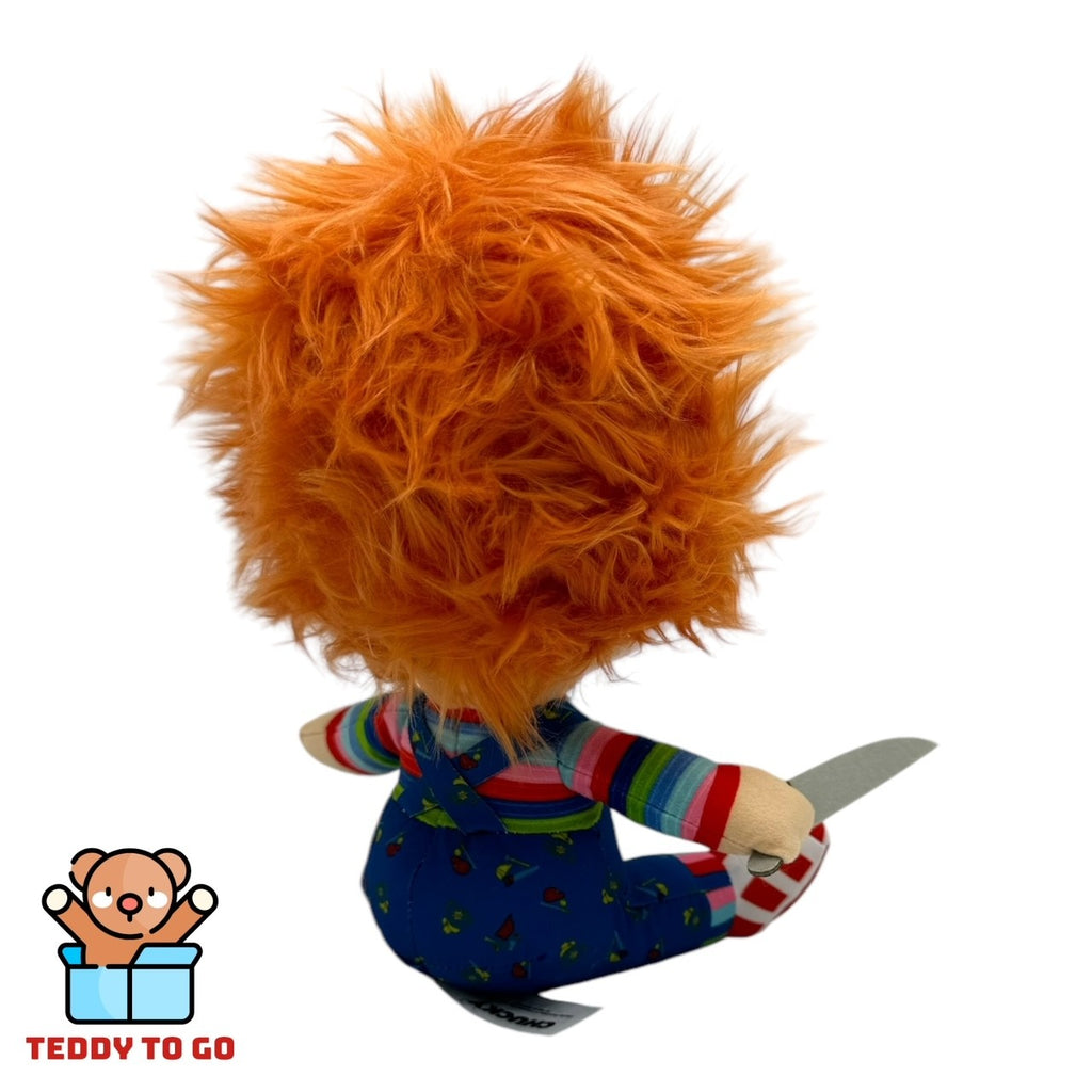 Chucky knuffel achterkant