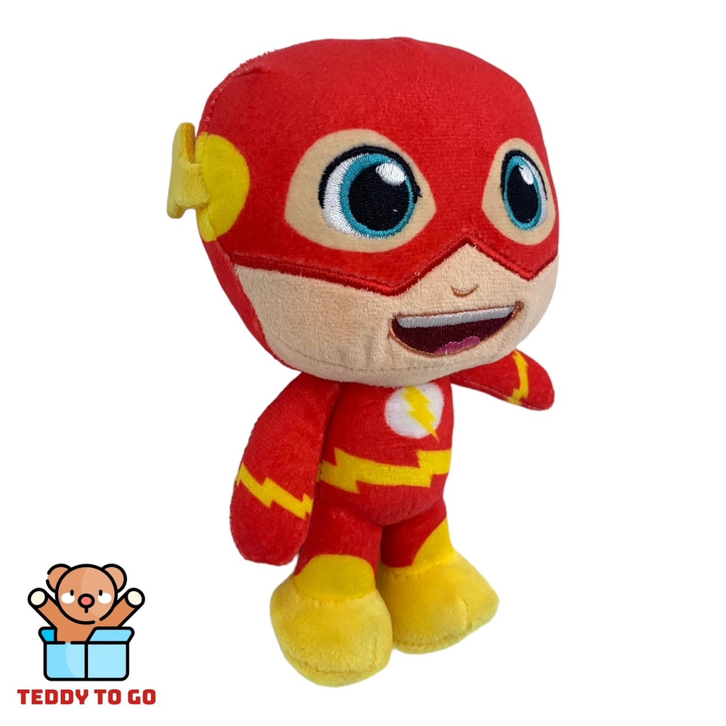 DC The Flash knuffel zijaanzicht
