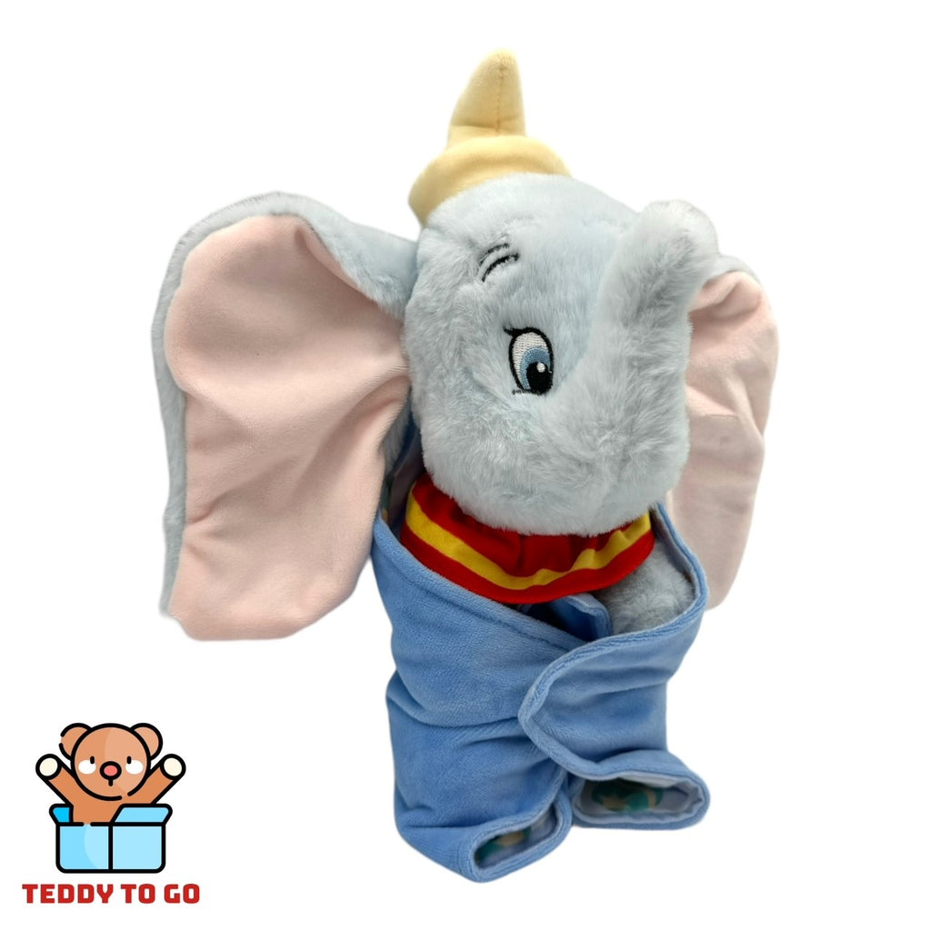 Disney Dumbo met dekentje knuffel zijaanzicht