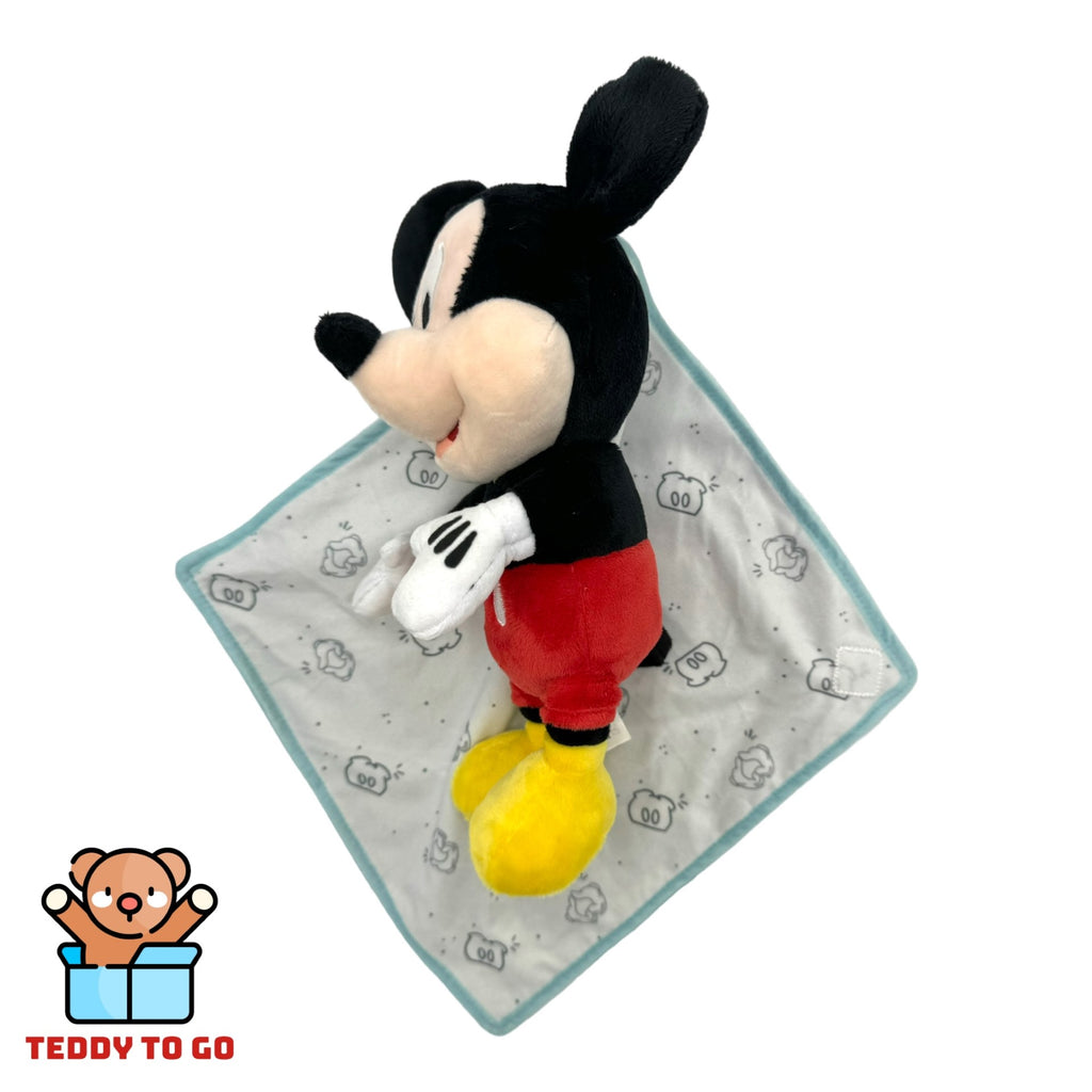 Disney Mickey Mouse met dekentje knuffel zijkant