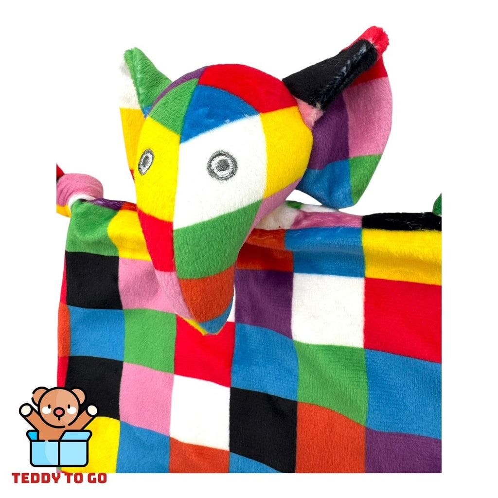 Elmer knuffeldoekje zijkant