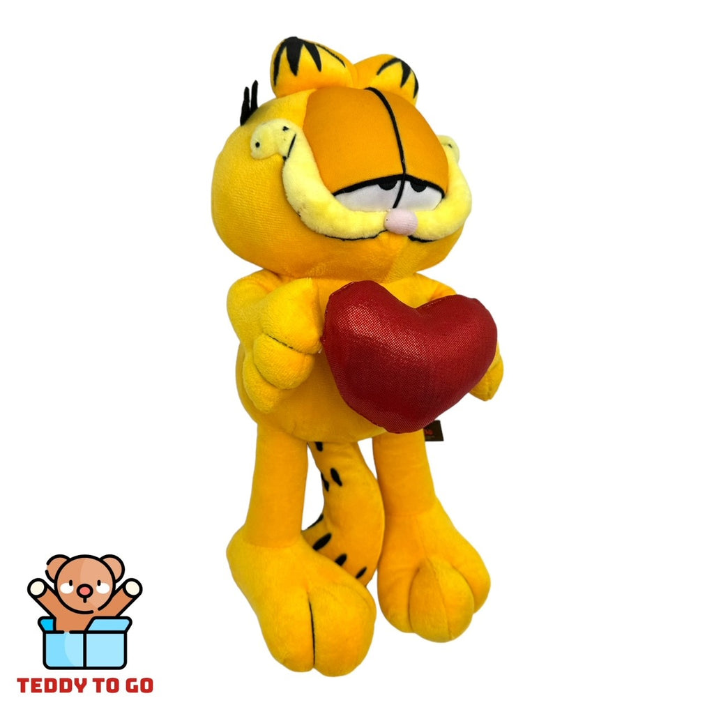 Garfield met hart knuffel zijaanzicht