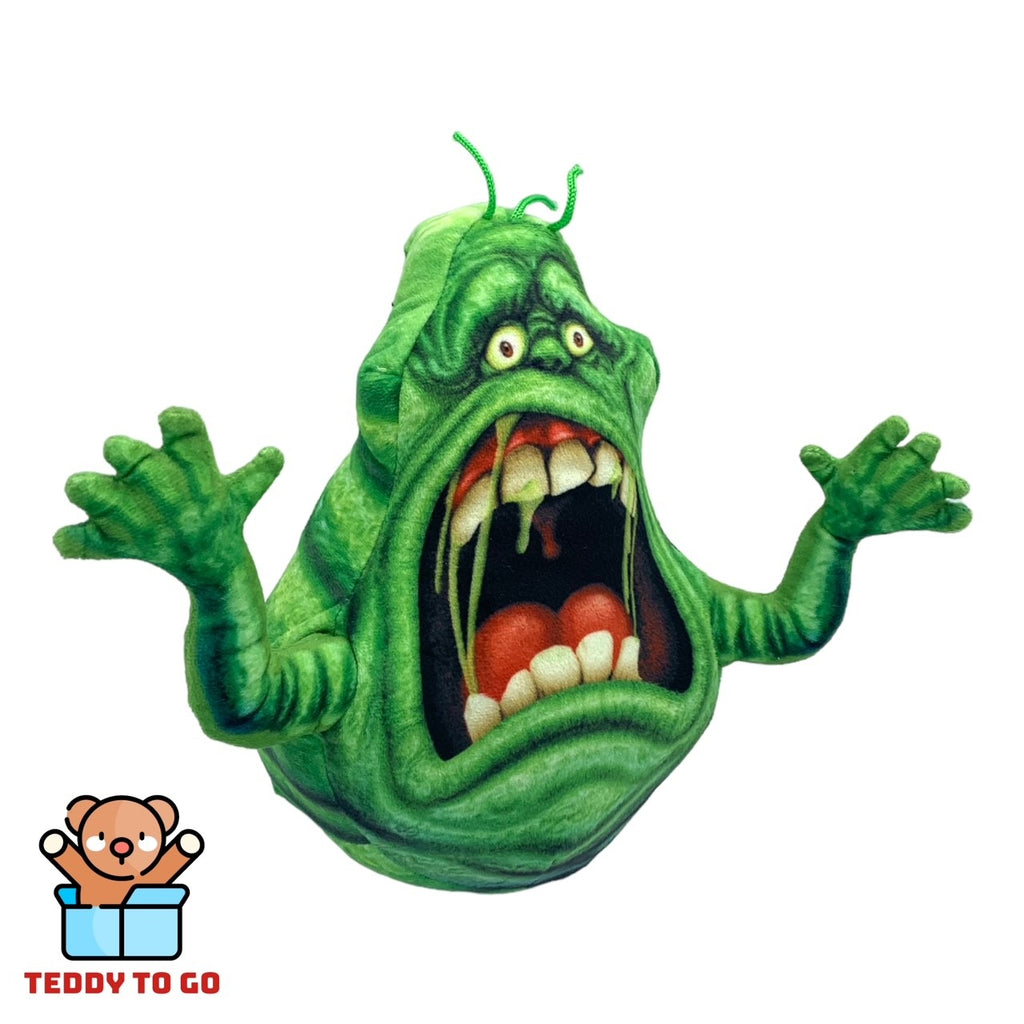 Ghostbusters Slimer knuffel zijaanzicht