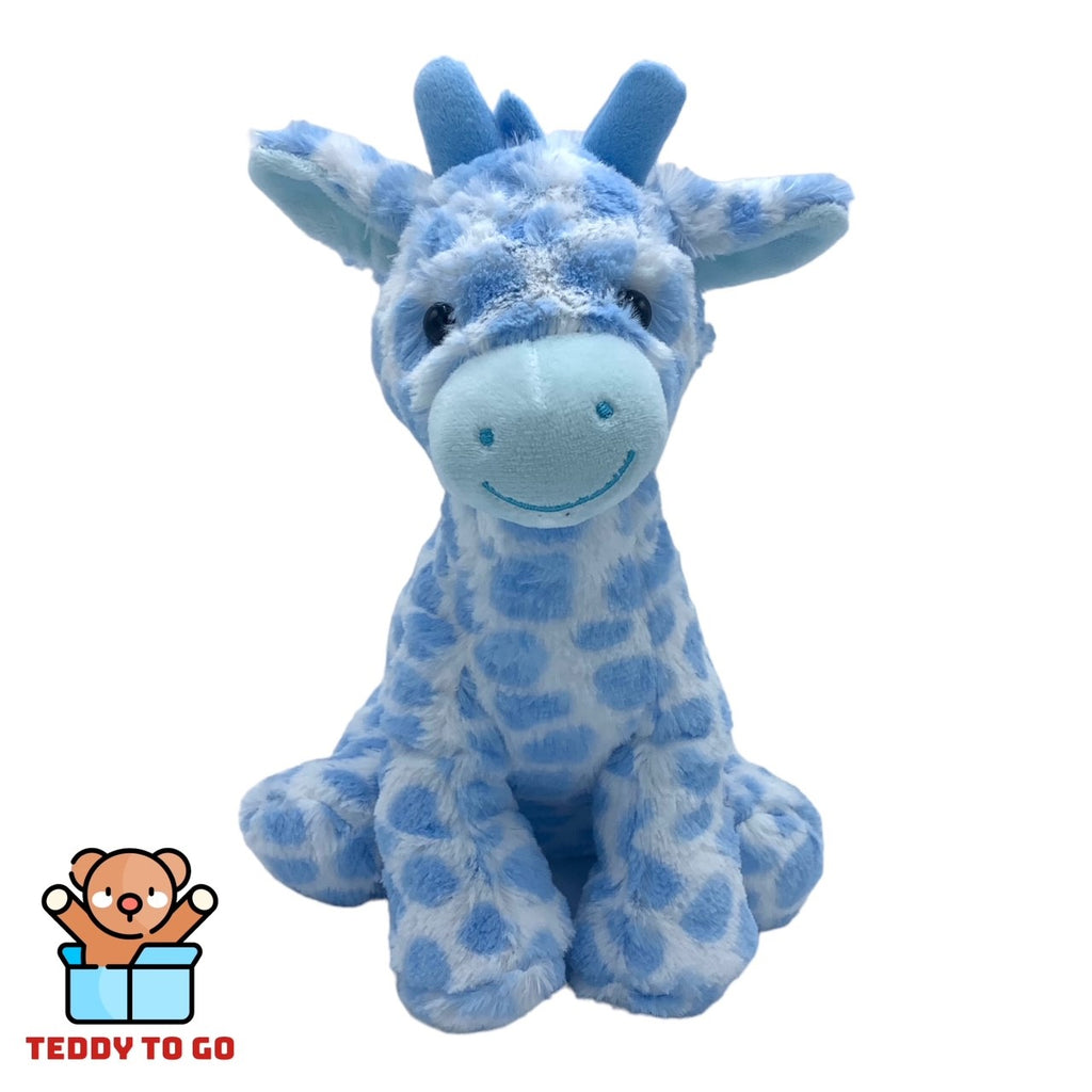 Blauwe Giraffe knuffel voorkant