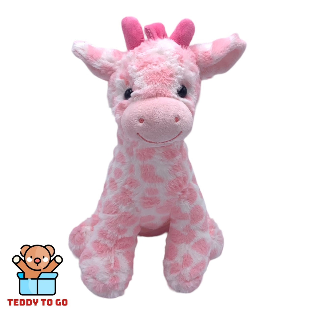 Roze Giraffe knuffel voorkant