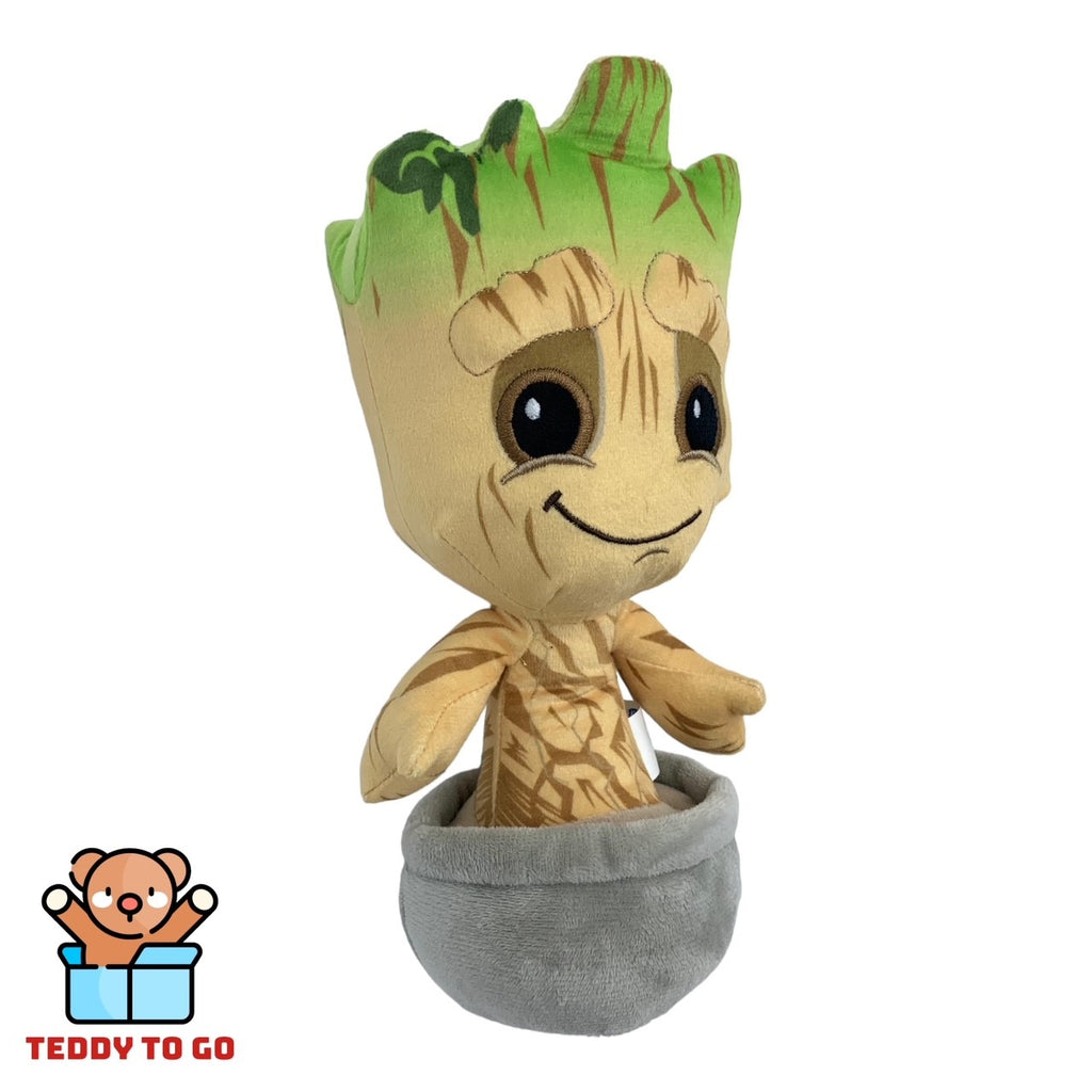 Marvel Baby Groot knuffel zijaanzicht