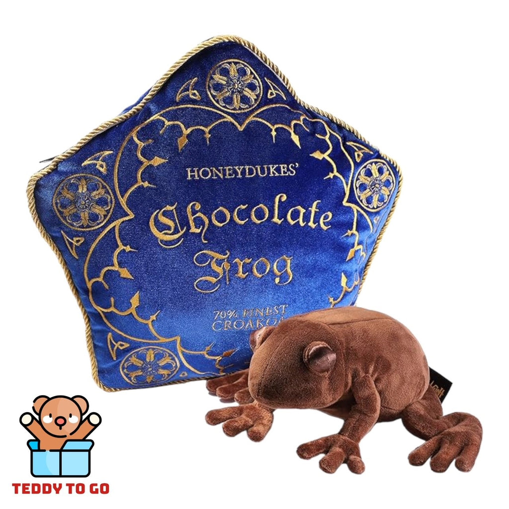 Harry Potter Chocolate Frog knuffel en kussen